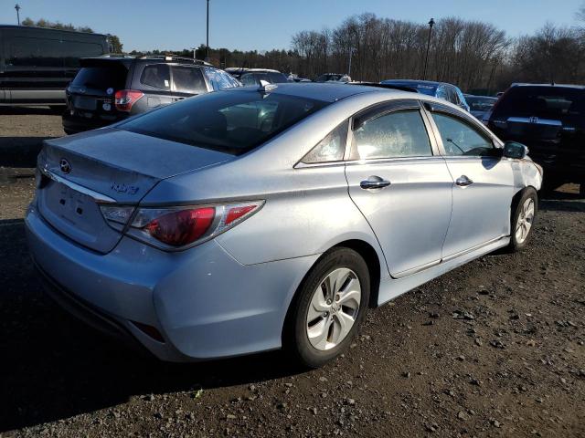 KMHEC4A44DA076676 - 2013 HYUNDAI SONATA HYBRID BLUE photo 3