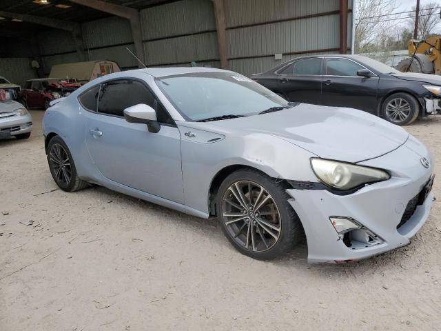 JF1ZNAA17D2733412 - 2013 TOYOTA SCION FR-S SILVER photo 4