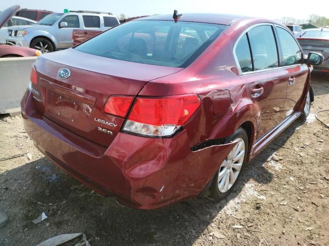 4S3BMEK65B2227977 - 2011 SUBARU LEGACY 3.6R LIMITED RED photo 4