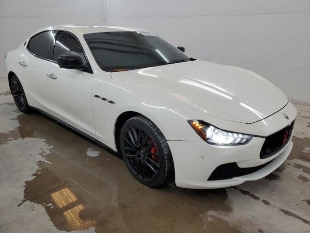 ZAM57RTA6E1112065 - 2014 MASERATI GHIBLI S WHITE photo 4