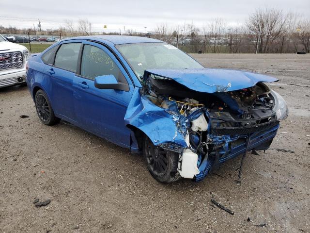 1FAHP3GNXAW193134 - 2010 FORD FOCUS SES BLUE photo 4