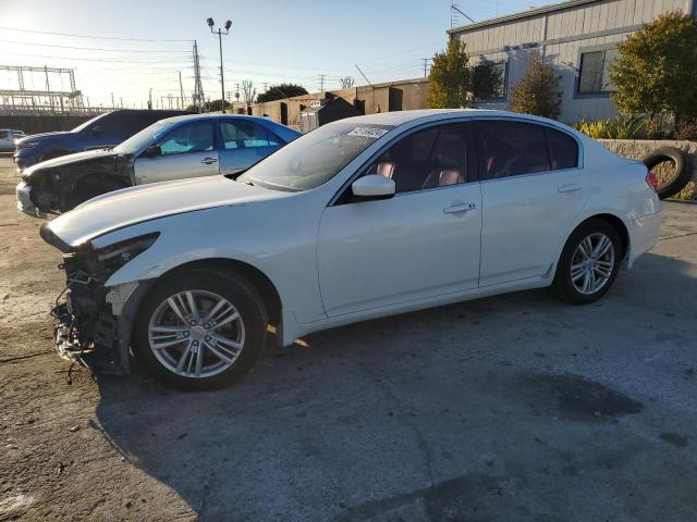 JN1DV6AP3BM603833 - 2011 INFINITI G25 BASE WHITE photo 1