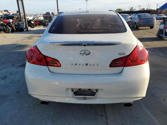 JN1DV6AP3BM603833 - 2011 INFINITI G25 BASE WHITE photo 6