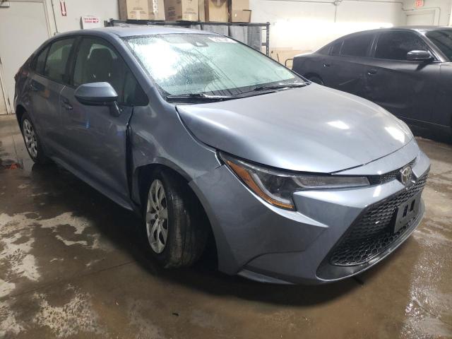 5YFEPMAE2MP247910 - 2021 TOYOTA COROLLA LE GRAY photo 4