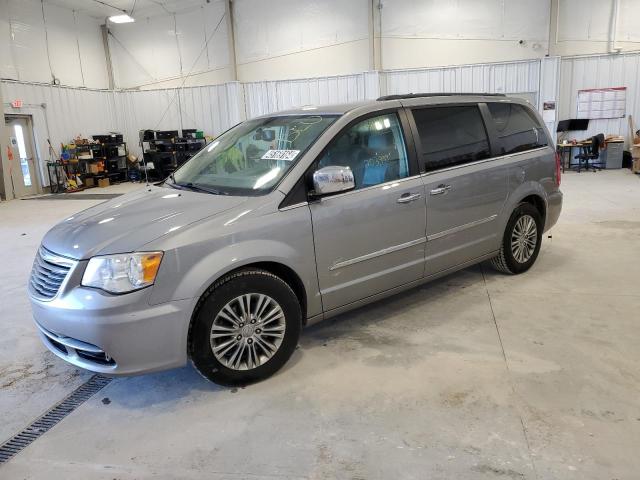 2C4RC1CG6DR809415 - 2013 CHRYSLER TOWN & COU TOURING L SILVER photo 1