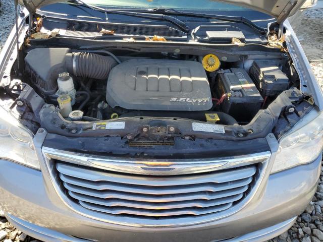 2C4RC1CG6DR809415 - 2013 CHRYSLER TOWN & COU TOURING L SILVER photo 12