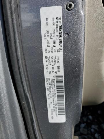 2C4RC1CG6DR809415 - 2013 CHRYSLER TOWN & COU TOURING L SILVER photo 13