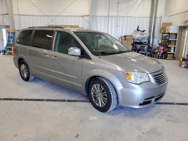 2C4RC1CG6DR809415 - 2013 CHRYSLER TOWN & COU TOURING L SILVER photo 4