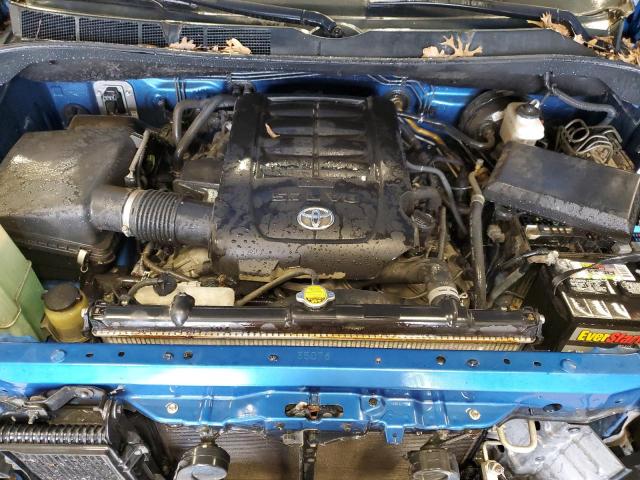 5TFDV54157X028526 - 2007 TOYOTA TUNDRA CREWMAX SR5 BLUE photo 11