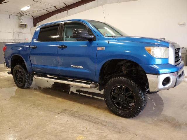 5TFDV54157X028526 - 2007 TOYOTA TUNDRA CREWMAX SR5 BLUE photo 4