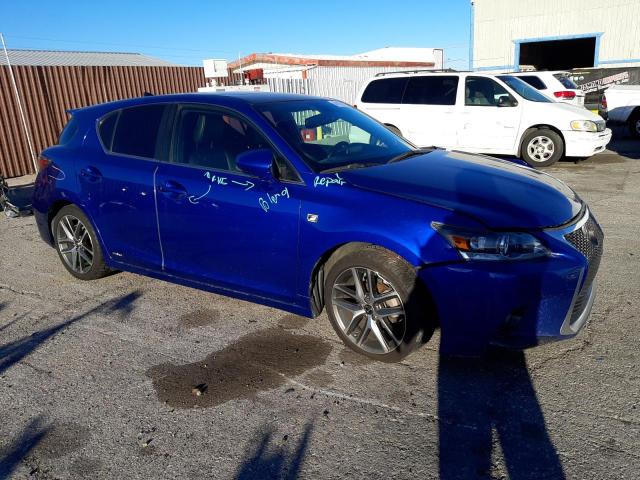 JTHKD5BH1F2230686 - 2015 LEXUS CT 200 BLUE photo 4