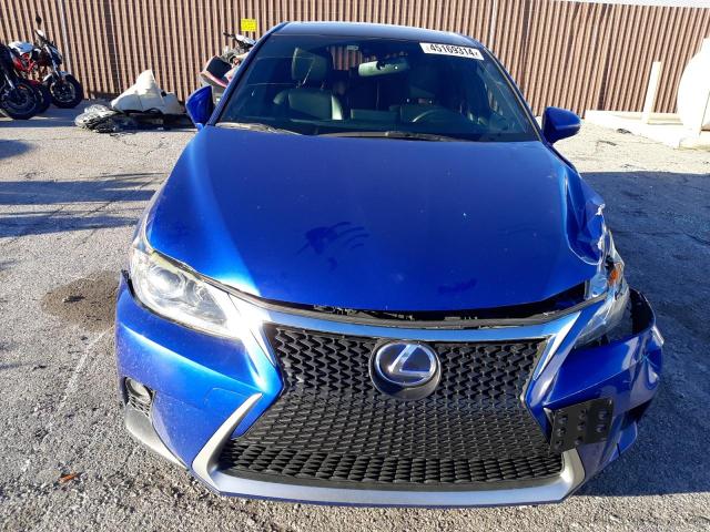 JTHKD5BH1F2230686 - 2015 LEXUS CT 200 BLUE photo 5