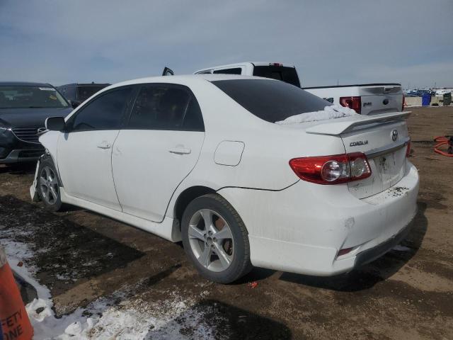 5YFBU4EE7DP196880 - 2013 TOYOTA COROLLA BASE Weiß Foto 2