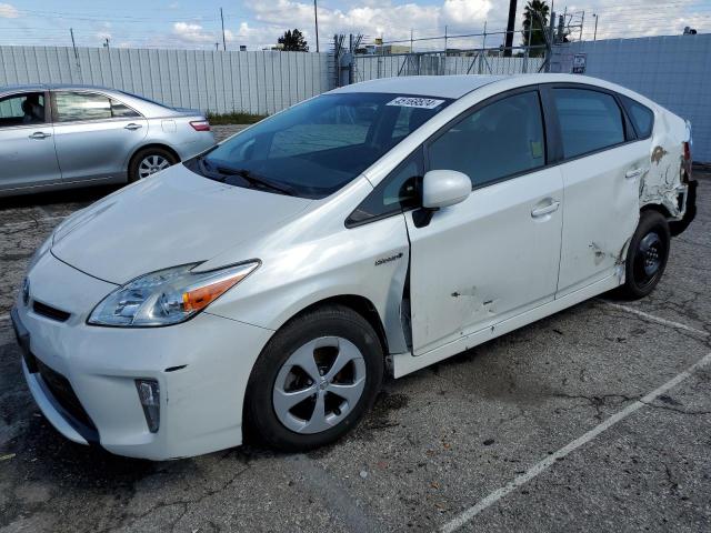 JTDKN3DU4F1960935 - 2015 TOYOTA PRIUS WHITE photo 1