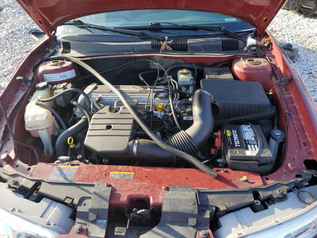 1G3NK52F82C224973 - 2002 OLDSMOBILE ALERO GX BURGUNDY photo 11