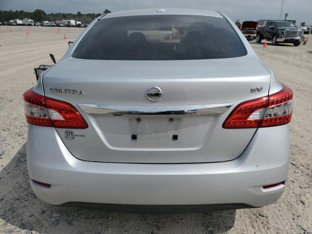 3N1AB7AP4FL643078 - 2015 NISSAN SENTRA S SILVER photo 6