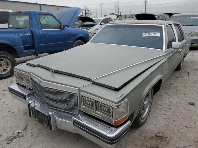 1G6DW6983F9756585 - 1985 CADILLAC FLEETWOOD BROUGHAM GREEN photo 1