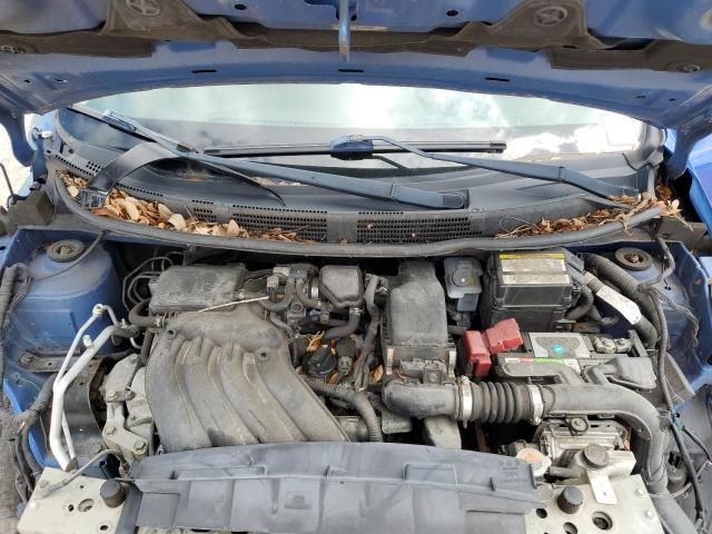 3N1CN7AP5EL859519 - 2014 NISSAN VERSA S BLUE photo 11