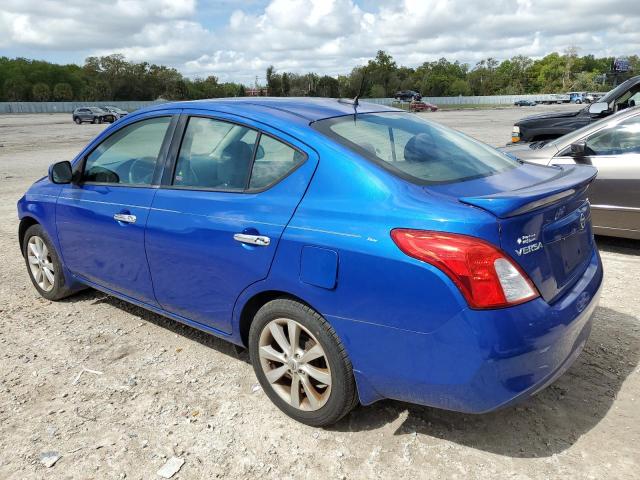 3N1CN7AP5EL859519 - 2014 NISSAN VERSA S BLUE photo 2