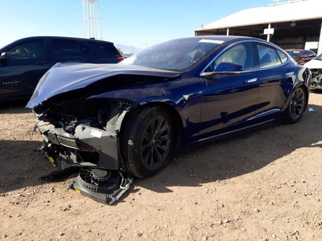 5YJSA1E28JF274099 - 2018 TESLA MODEL S Կապույտ լուսանկար 1