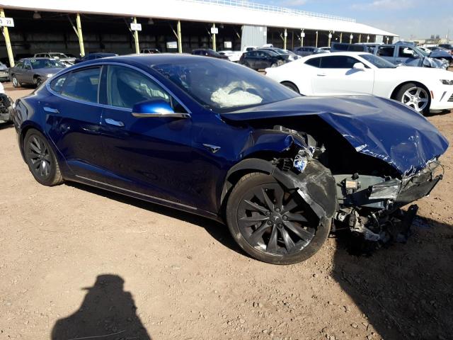 5YJSA1E28JF274099 - 2018 TESLA MODEL S Կապույտ լուսանկար 4