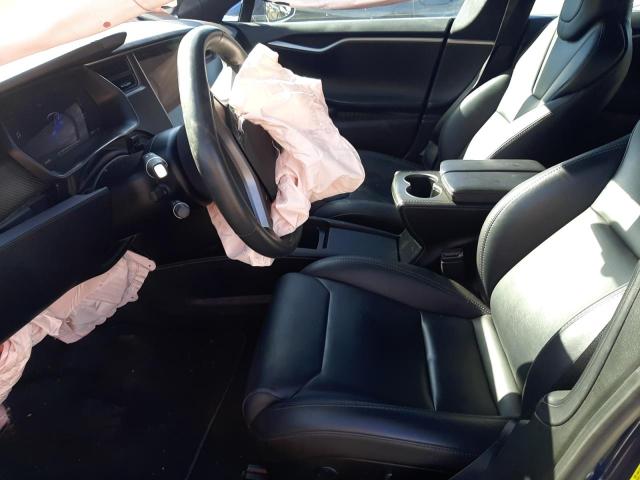 5YJSA1E28JF274099 - 2018 TESLA MODEL S Կապույտ լուսանկար 7