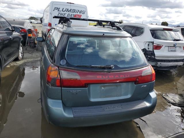 4S3BH635117309657 - 2001 SUBARU LEGACY L GRAY photo 6