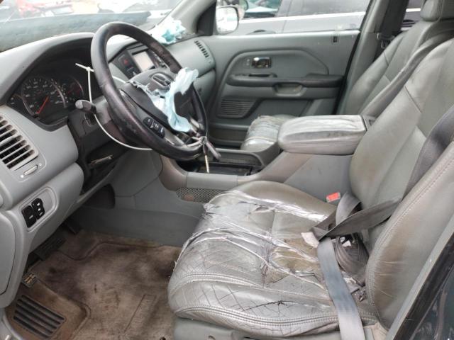 2HKYF18773H579181 - 2003 HONDA PILOT EXL GRAY photo 7