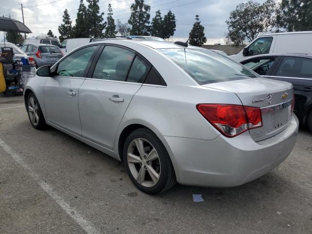 1G1PE5SBXF7140271 - 2015 CHEVROLET CRUZE LT SILVER photo 2