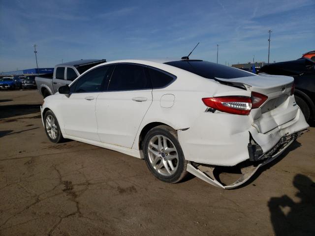 3FA6P0HD3ER109742 - 2014 FORD FUSION SE WHITE photo 2