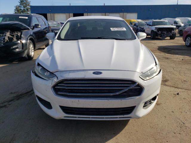 3FA6P0HD3ER109742 - 2014 FORD FUSION SE WHITE photo 5