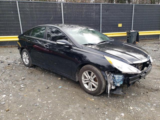 5NPEB4AC3EH838419 - 2014 HYUNDAI SONATA GLS BLACK photo 4