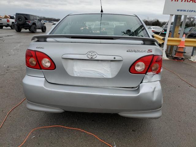 1NXBR30E45Z550521 - 2005 TOYOTA COROLLA CE SILVER photo 6