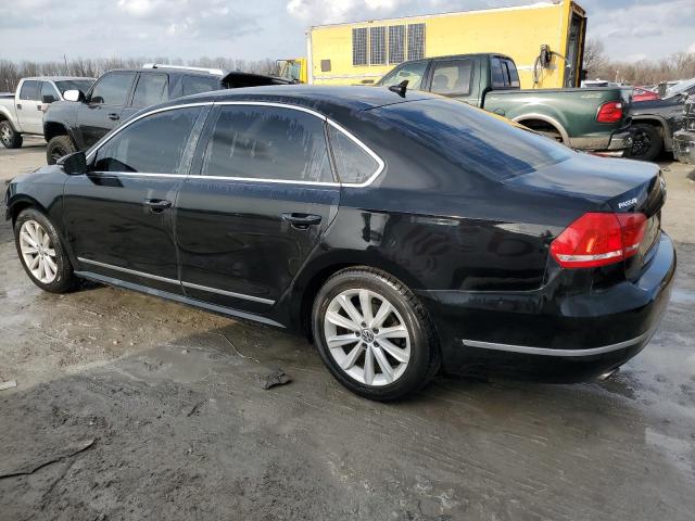 1VWCH7A31CC036366 - 2012 VOLKSWAGEN PASSAT SEL BLACK photo 2