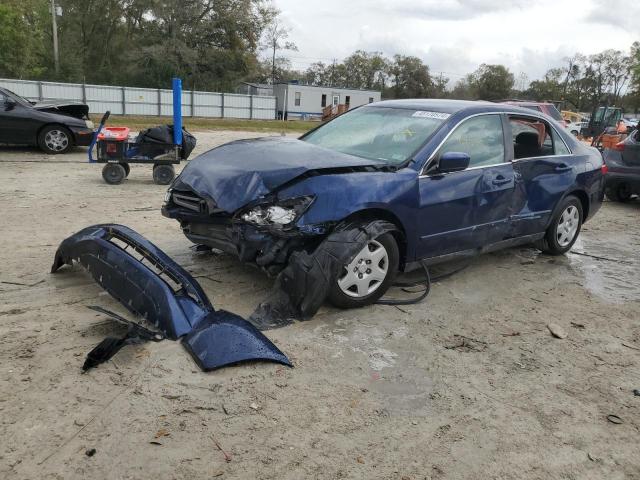 1HGCM56425L001313 - 2005 HONDA ACCORD LX BLUE photo 1