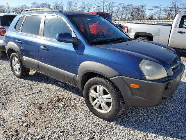 KM8JN72D76U298543 - 2006 HYUNDAI TUCSON GLS BLUE photo 4