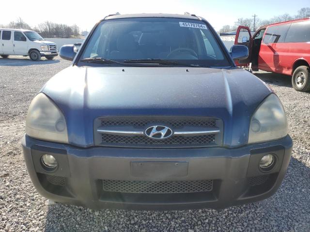 KM8JN72D76U298543 - 2006 HYUNDAI TUCSON GLS BLUE photo 5