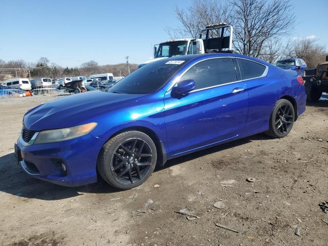 1HGCT1B85DA018864 - 2013 HONDA ACCORD EXL BLUE photo 1