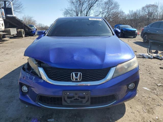 1HGCT1B85DA018864 - 2013 HONDA ACCORD EXL BLUE photo 5