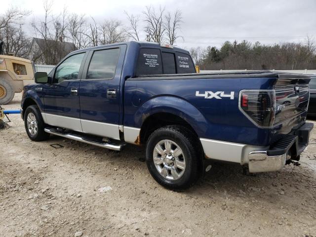 1FTFW1EVXAFA36313 - 2010 FORD F150 SUPERCREW BLUE photo 2