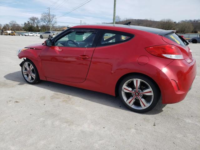 KMHTC6AD8HU323477 - 2017 HYUNDAI VELOSTER RED photo 2