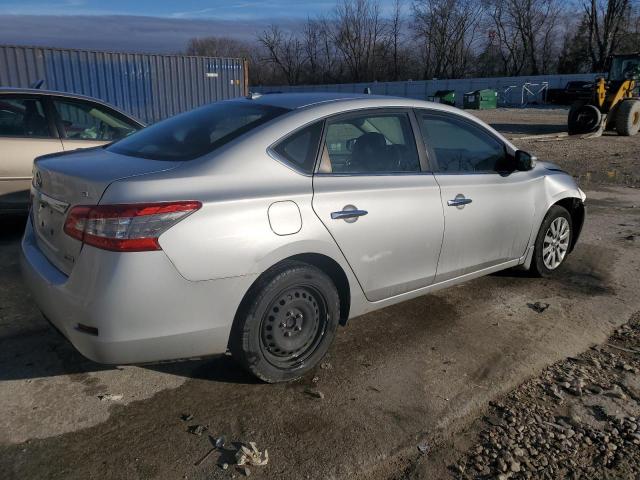 3N1AB7AP2DL617429 - 2013 NISSAN SENTRA S SILVER photo 3