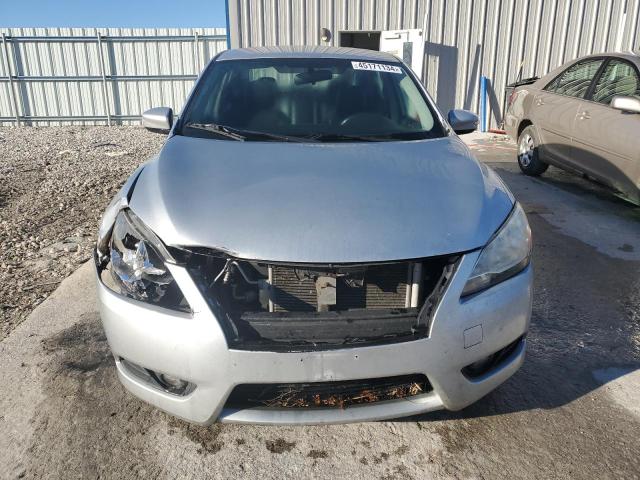 3N1AB7AP2DL617429 - 2013 NISSAN SENTRA S SILVER photo 5