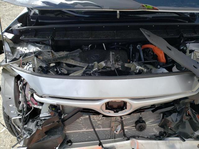 5TDBBRCH5PS110588 - 2023 TOYOTA HIGHLANDER HYBRID LE GRAY photo 12