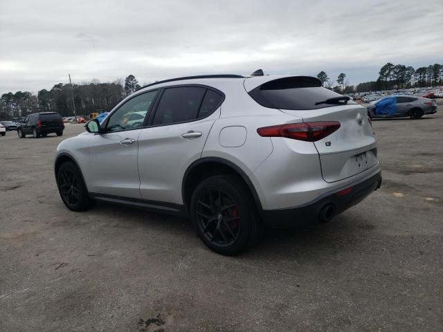 ZASPAKBN7K7C41443 - 2019 ALFA ROMEO STELVIO TI SILVER photo 2