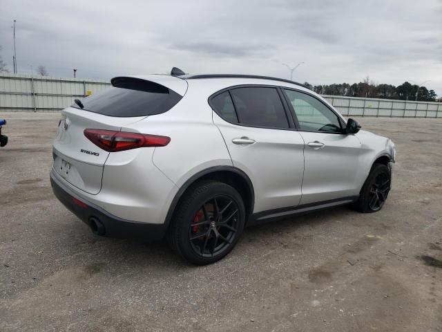 ZASPAKBN7K7C41443 - 2019 ALFA ROMEO STELVIO TI SILVER photo 3