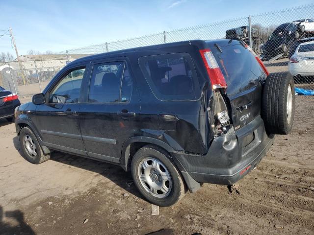 SHSRD685X6U401511 - 2006 HONDA CR-V LX BLACK photo 2