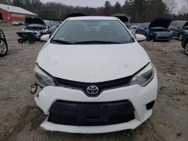 2T1BURHE6EC136955 - 2014 TOYOTA COROLLA L WHITE photo 5