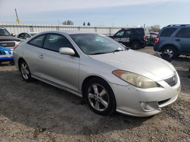 4T1CA38P24U007264 - 2004 TOYOTA CAMRY SOLA SE SILVER photo 4