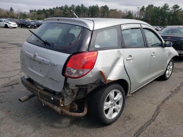 2T1KR32E24C287541 - 2004 TOYOTA COROLLA MA XR SILVER photo 4